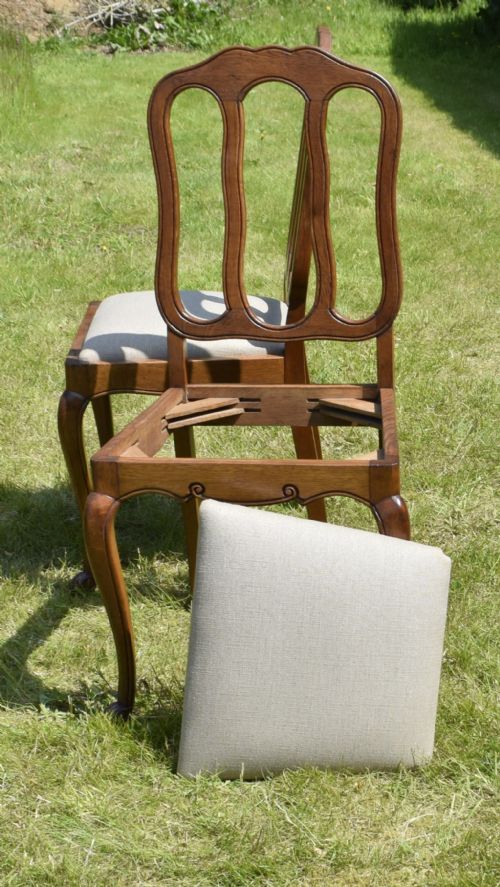 EARLY 20TH CENTURY SET OF 6 FRENCH DINING CHAIRS - ADDITIONAL PHOTO 23