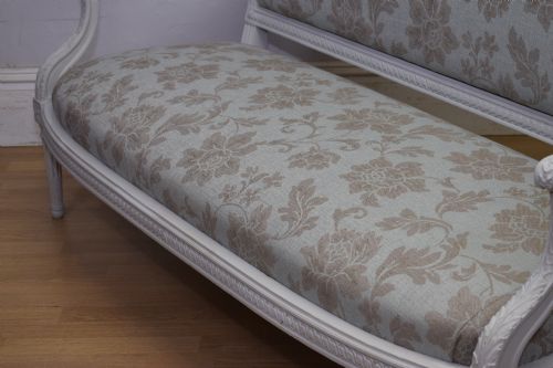 ANTIQUE DECORATIVE FRENCH SOFA - ADDITIONAL PHOTO 6