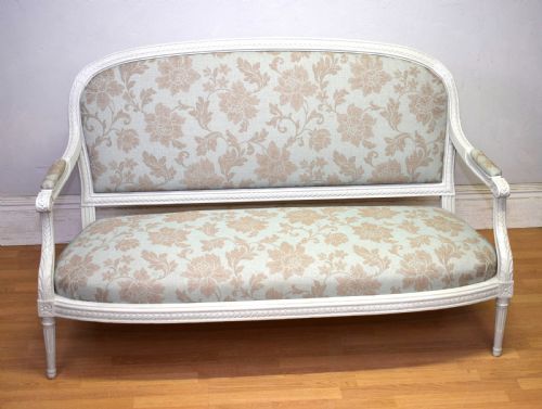 ANTIQUE DECORATIVE FRENCH SOFA - ADDITIONAL PHOTO 7