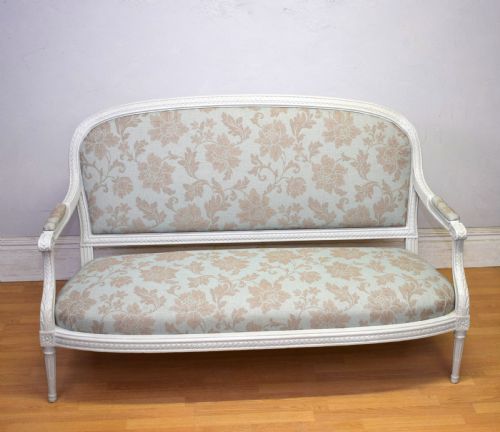 ANTIQUE DECORATIVE FRENCH SOFA - ADDITIONAL PHOTO 8