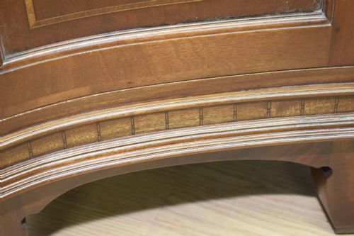 EDWARDIAN MAHOGANY INLAID DESK - ADDITIONAL PHOTO 21