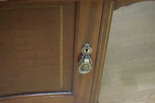EDWARDIAN MAHOGANY INLAID DESK - ADDITIONAL PHOTO 24