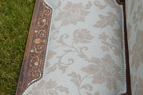 VICTORIAN MAHOGANY ROSEWOOD COUCH - ADDITIONAL PHOTO 21