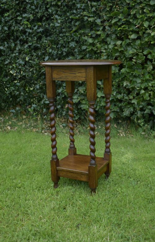 OAK BARLEY TWIST OCCASIONAL TABLE - ADDITIONAL PHOTO 9