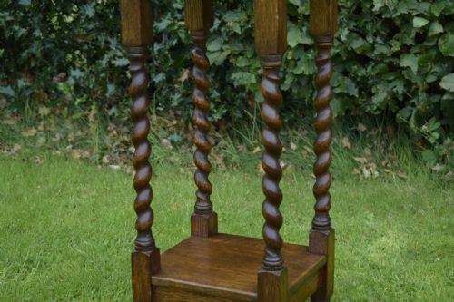 OAK BARLEY TWIST OCCASIONAL TABLE - ADDITIONAL PHOTO 10