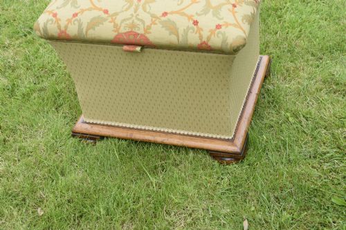 WILLIAM IV OTTOMAN WORK BOX - ADDITIONAL PHOTO 3