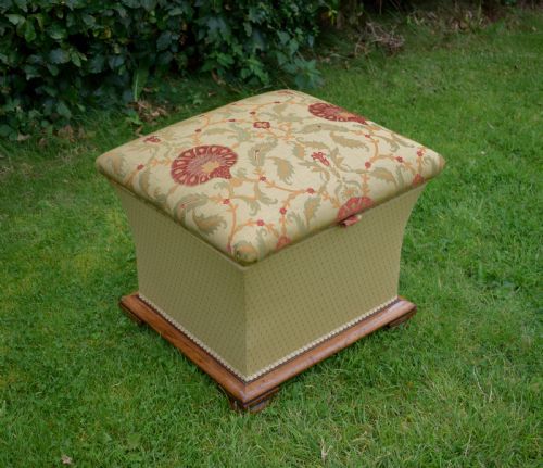 WILLIAM IV OTTOMAN WORK BOX - ADDITIONAL PHOTO 7