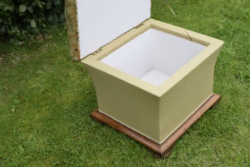 WILLIAM IV OTTOMAN WORK BOX - ADDITIONAL PHOTO 12