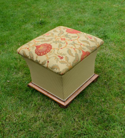 WILLIAM IV OTTOMAN WORK BOX - ADDITIONAL PHOTO 14
