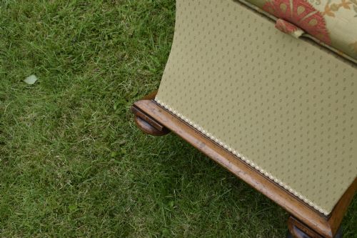 WILLIAM IV OTTOMAN WORK BOX - ADDITIONAL PHOTO 16