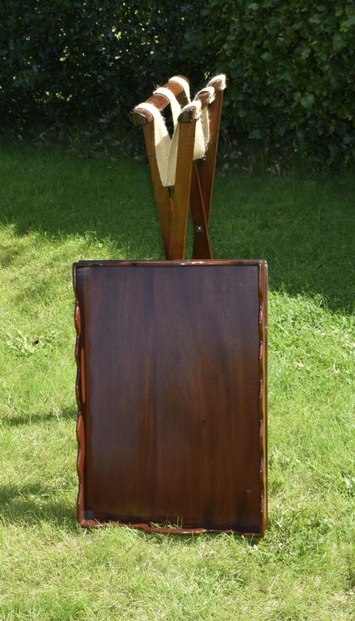 VICTORIAN BUTLERS TRAY ON STAND - ADDITIONAL PHOTO 8