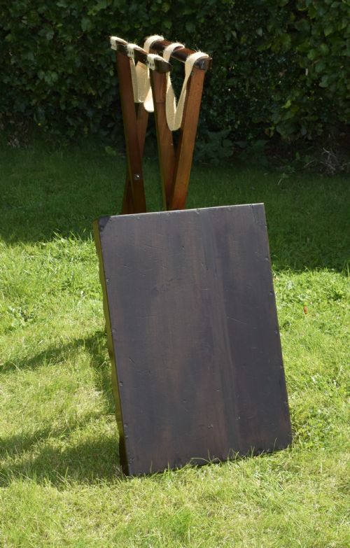 VICTORIAN BUTLERS TRAY ON STAND - ADDITIONAL PHOTO 9