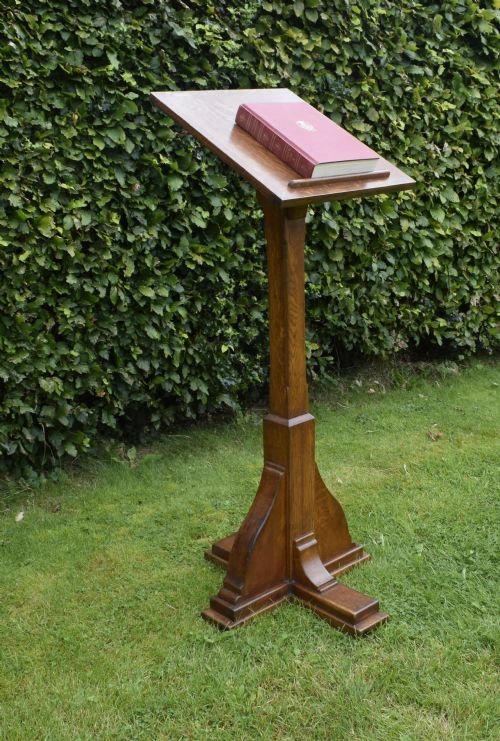 EARLY 20TH CENTURY OAK LECTERN - ADDITIONAL PHOTO 11