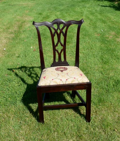 GEORGIAN PERIOD CHIPPENDALE CHAIR - ADDITIONAL PHOTO 1