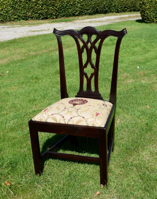 GEORGIAN PERIOD CHIPPENDALE CHAIR - ADDITIONAL PHOTO 4