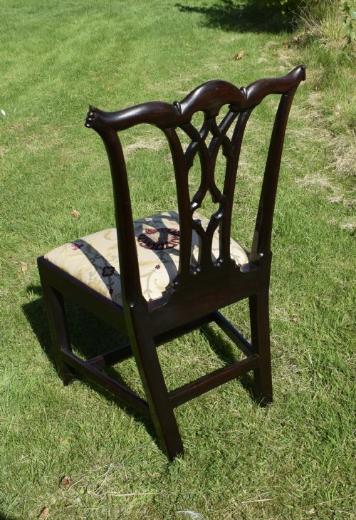 GEORGIAN PERIOD CHIPPENDALE CHAIR - ADDITIONAL PHOTO 6