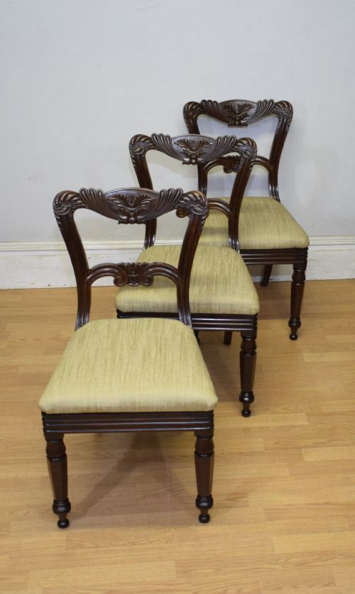 3 SCOTTISH REGENCY DINING CHAIRS - ADDITIONAL PHOTO 1