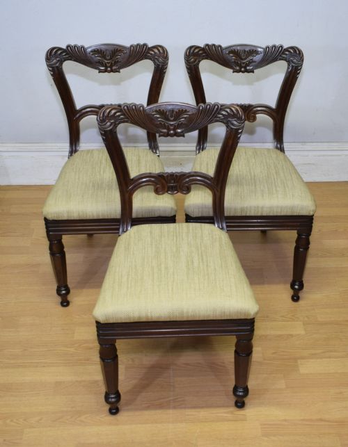 3 SCOTTISH REGENCY DINING CHAIRS - ADDITIONAL PHOTO 5