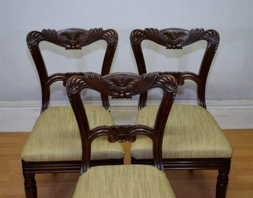 3 SCOTTISH REGENCY DINING CHAIRS - ADDITIONAL PHOTO 14