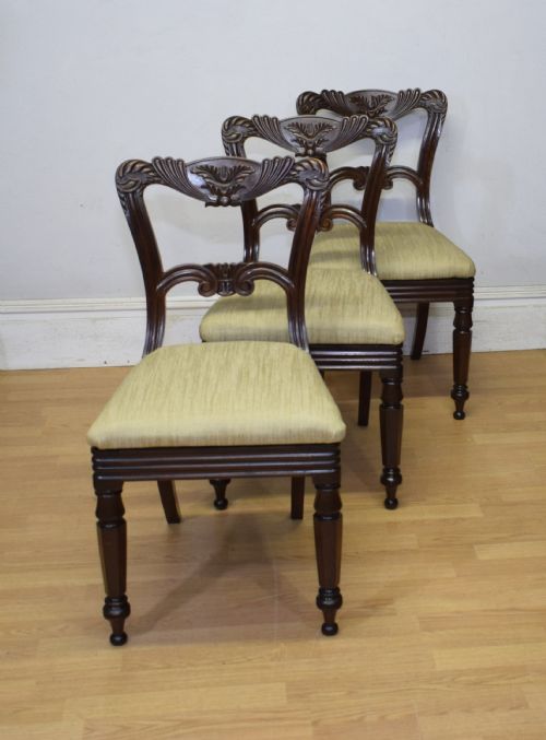 3 SCOTTISH REGENCY DINING CHAIRS - ADDITIONAL PHOTO 17