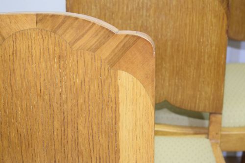 ART DECO DINING TABLE CHAIRS - ADDITIONAL PHOTO 12