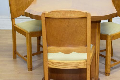 ART DECO DINING TABLE CHAIRS - ADDITIONAL PHOTO 16