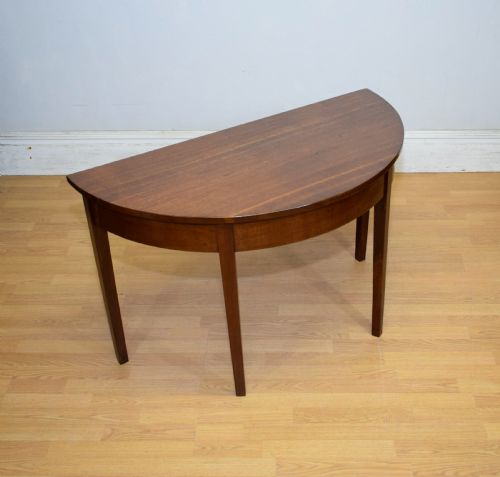 GEORGIAN DEMI LUNE CONSOLE TABLE - ADDITIONAL PHOTO 5