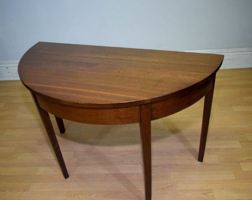 GEORGIAN DEMI LUNE CONSOLE TABLE - ADDITIONAL PHOTO 6