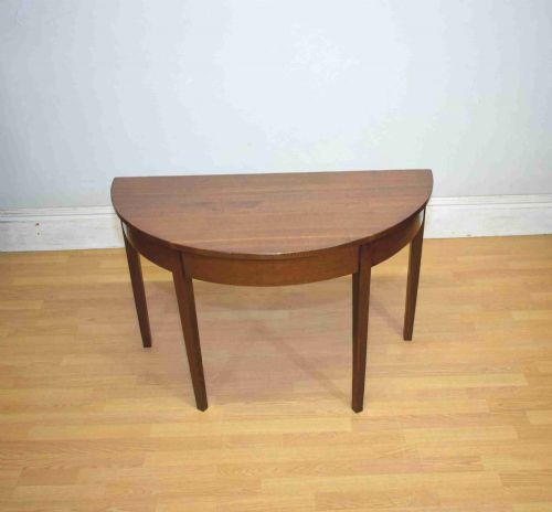 georgian demi lune console table - CATEGORY: ANTIQUE TABLES - DATED GEORGIAN