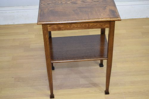 OAK ARTS CRAFTS OCCASIONAL TABLE - ADDITIONAL PHOTO 3