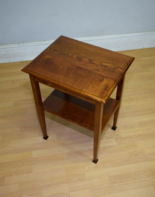 OAK ARTS CRAFTS OCCASIONAL TABLE - ADDITIONAL PHOTO 9