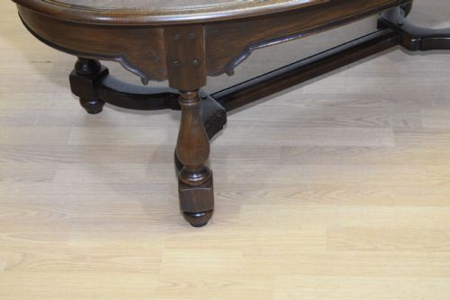 OAK COFFEE TABLE EARLY 20TH CENTURY - ADDITIONAL PHOTO 8