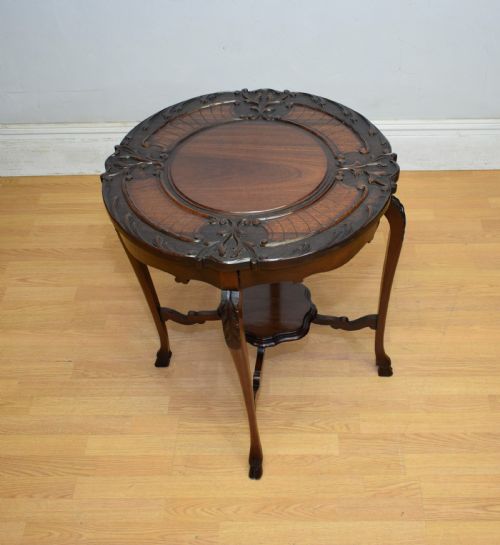 VICTORIAN CENTER TABLE JARDINIERE TABLE - ADDITIONAL PHOTO 5