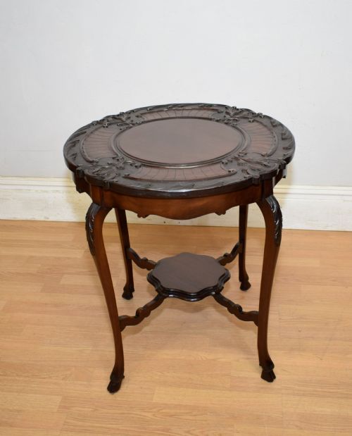 VICTORIAN CENTER TABLE JARDINIERE TABLE - ADDITIONAL PHOTO 6