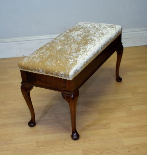 ANTIQUE DUET STOOL - ADDITIONAL PHOTO 1