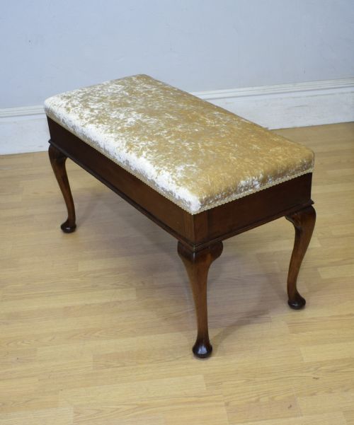 ANTIQUE DUET STOOL - ADDITIONAL PHOTO 7