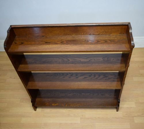 ARTS CRAFTS OAK BOOKCASE - ADDITIONAL PHOTO 3