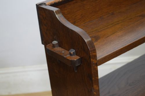ARTS CRAFTS OAK BOOKCASE - ADDITIONAL PHOTO 12