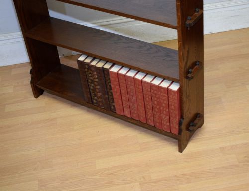 ARTS CRAFTS OAK BOOKCASE - ADDITIONAL PHOTO 14