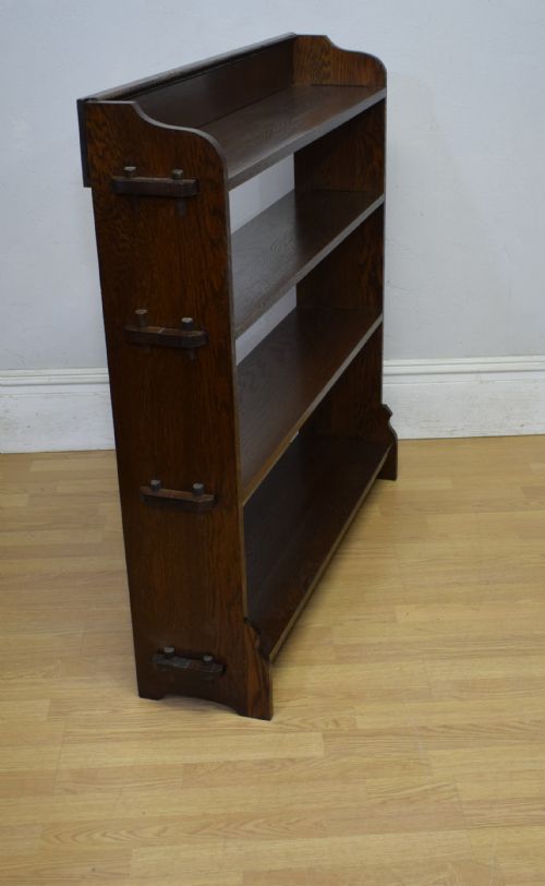 ARTS CRAFTS OAK BOOKCASE - ADDITIONAL PHOTO 15