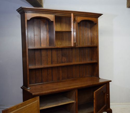 ARTS CRAFTS OAK DRESSER RACK - ADDITIONAL PHOTO 14