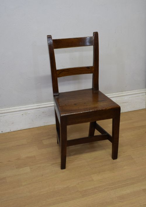 GEORGIAN PERIOD ELM COTTAGE CHAIR - ADDITIONAL PHOTO 1