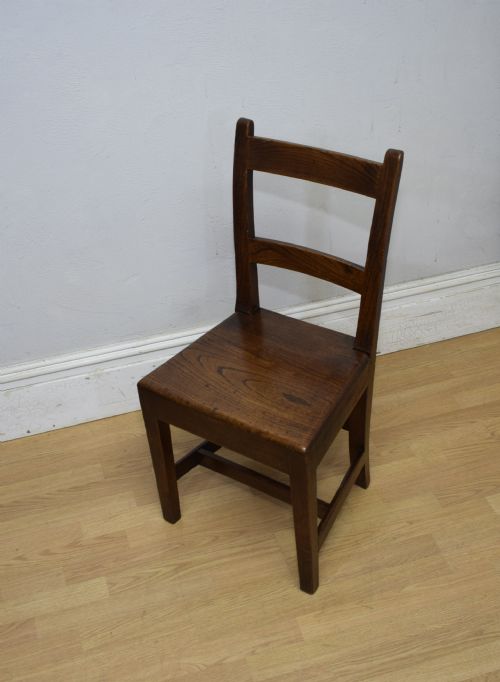 GEORGIAN PERIOD ELM COTTAGE CHAIR - ADDITIONAL PHOTO 8