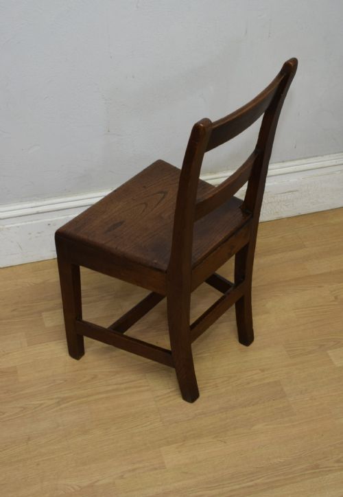 GEORGIAN PERIOD ELM COTTAGE CHAIR - ADDITIONAL PHOTO 12