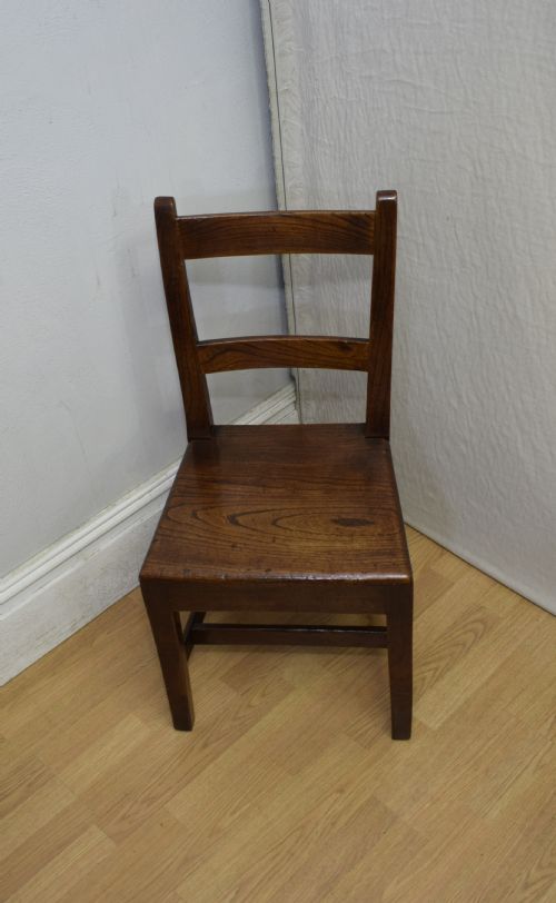 GEORGIAN PERIOD ELM COTTAGE CHAIR - ADDITIONAL PHOTO 14