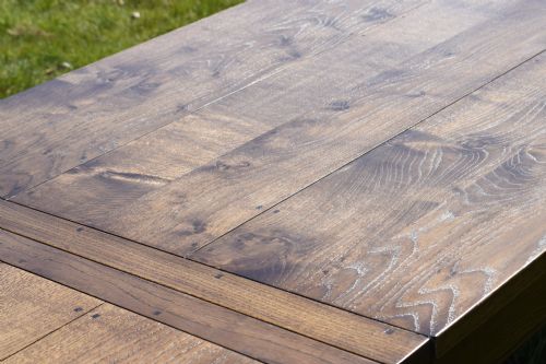 OAK FARMHOUSE DINING TABLEKITCHEN TABLE - ADDITIONAL PHOTO 17
