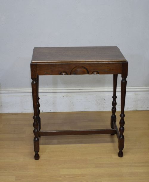 EARLY 20TH CENTURY OAK CONSOLE TABLE - ADDITIONAL PHOTO 1