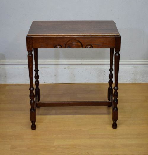 EARLY 20TH CENTURY OAK CONSOLE TABLE - ADDITIONAL PHOTO 3