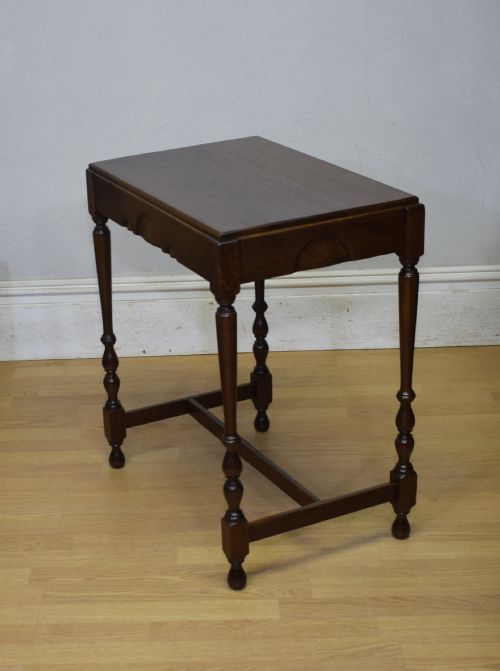 EARLY 20TH CENTURY OAK CONSOLE TABLE - ADDITIONAL PHOTO 6