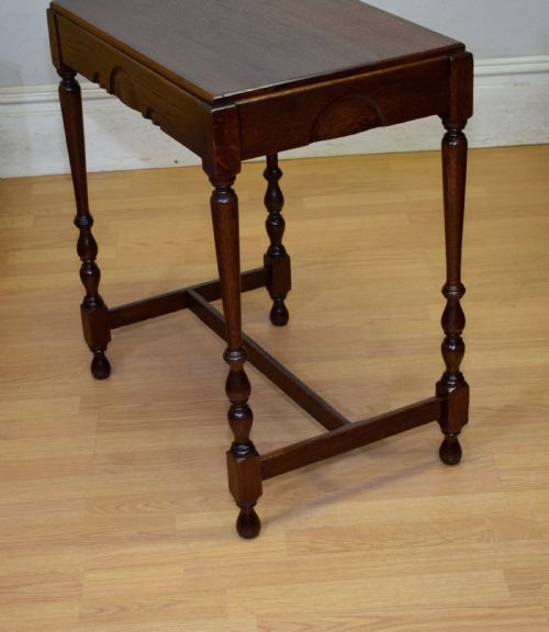 EARLY 20TH CENTURY OAK CONSOLE TABLE - ADDITIONAL PHOTO 7